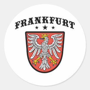 Frankfurt Runder Aufkleber