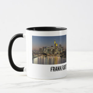 Frankfurt Skyline Deutschland Vintag Souvenirgesch Tasse