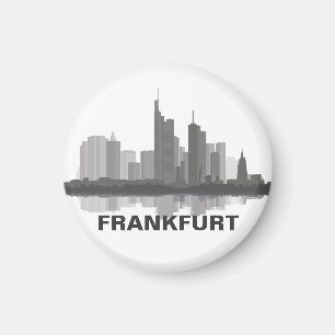 Frankfurt Skyline Kühlschrank Magnet