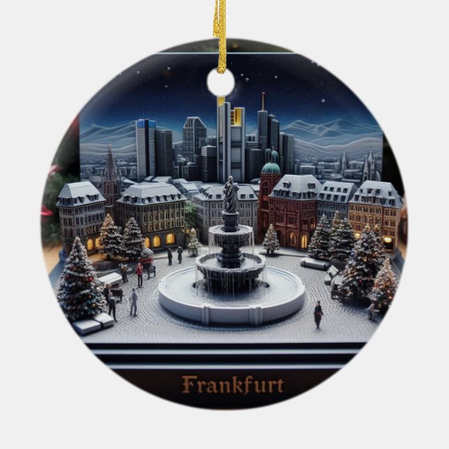 Frankfurt Wonderland : Ornement de Noël en 3D (Dos)