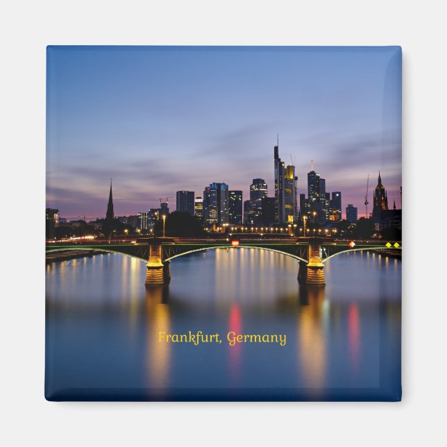 Frankfurter Brücke, Deutschland Magnet (Vorne)