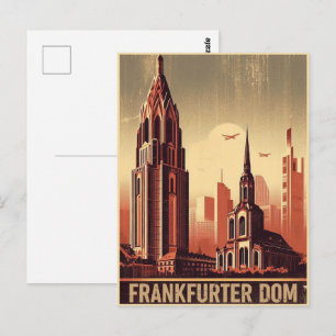 Frankfurter Dom am Main Frankfurter Kathedrale Postkarte
