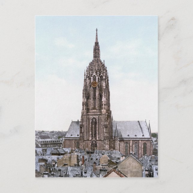 Frankfurter Dom Postkarte (Vorderseite)