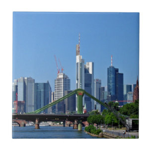 Frankfurter Skyline Fliese