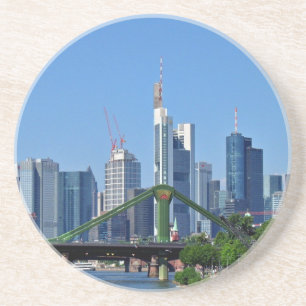 Frankfurter Skyline Sandstein Untersetzer