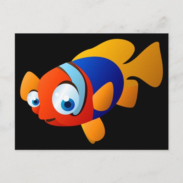 Frankie Der Fisch Postkarte (Vorderseite)
