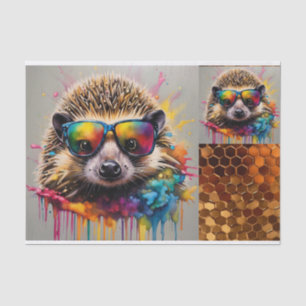 Frankie der Igel der Sunglass Seidenpapier
