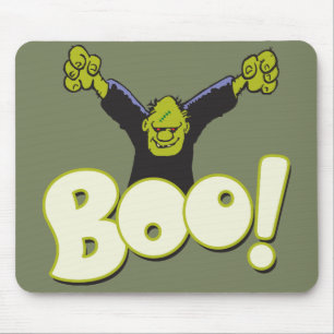 Frankie Monster Superhero Frankenstein Halloween Mousepad