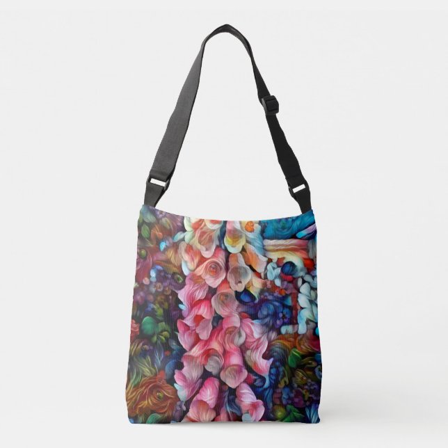 FRANKIES FINGERHUT-Tasche oder crossbody Größen Tragetaschen Mit Langen Trägern (Vorderseite)