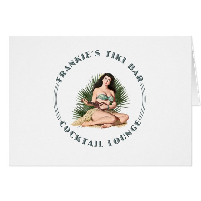 Frankie's Tiki Bar Hula Girl (Vorderseite (Horizontal))