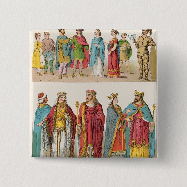 Frankish Kleid Button (Vorderseite)