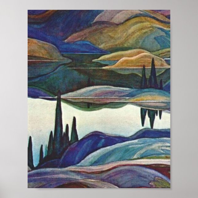 Franklin Carmichael - Mirror Lake Poster (Vorne)