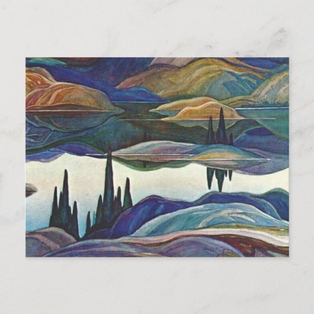 Franklin Carmichael - Mirror Lake Postkarte (Vorderseite)
