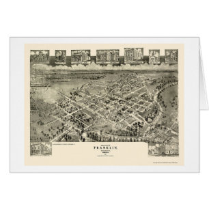 Franklin, carte panoramique de VA - 1907