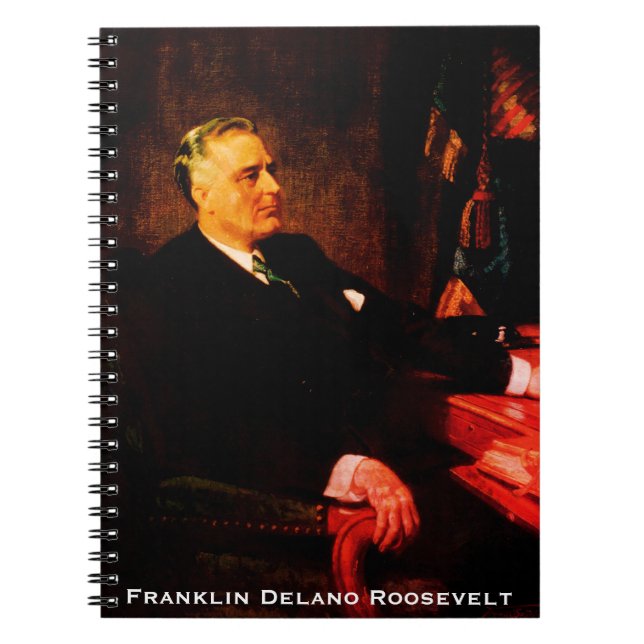 Franklin D. Roosevelt, 32. Präsident der FRD, USA Notizblock (Vorderseite)