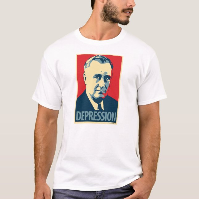 Franklin D. Roosevelt - Krise: OHP T - Shirt (Vorderseite)