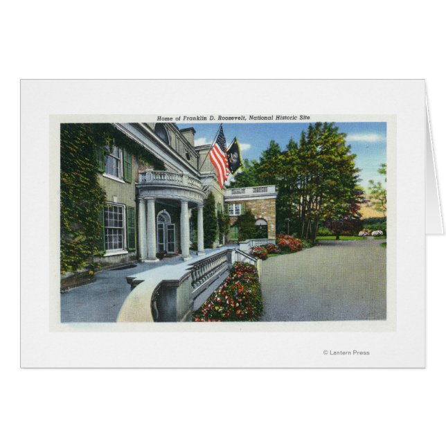 Franklin D Roosevelt's House (Vorderseite (Horizontal))