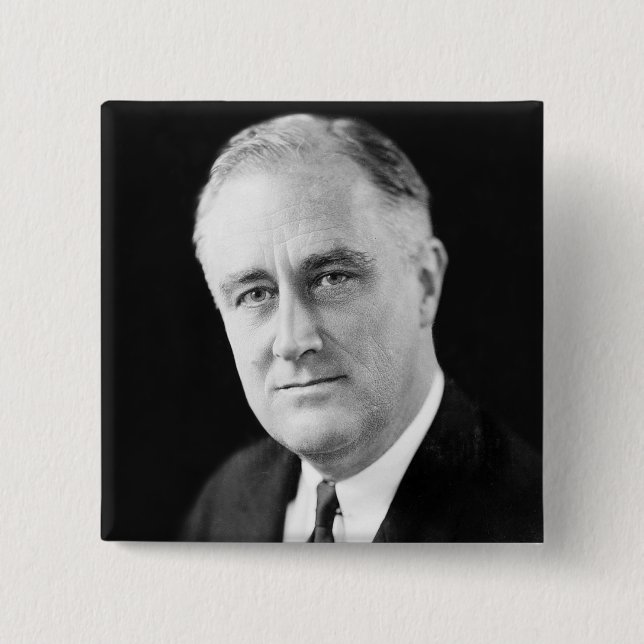 Franklin Delano Roosevelt Button (Vorderseite)
