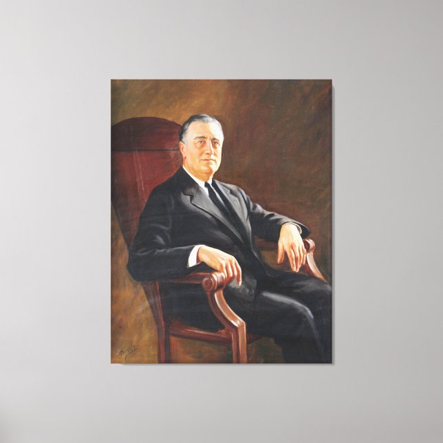 FRANKLIN DELANO ROOSEVELT von Jacob H. Perskie Leinwanddruck (Vorderseite)