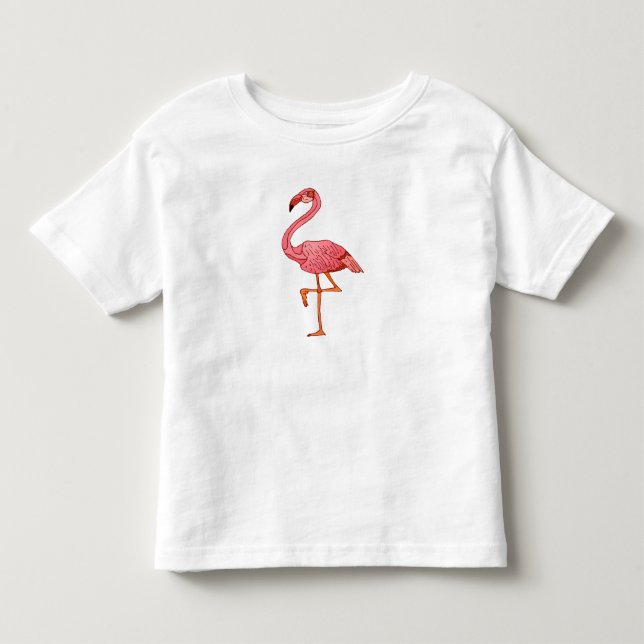 Franklin-Flamingo Kleinkind T-shirt (Vorderseite)