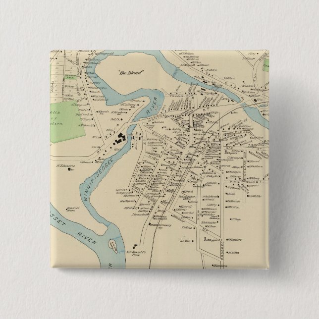 Franklin, Franklin Falls Button (Vorderseite)