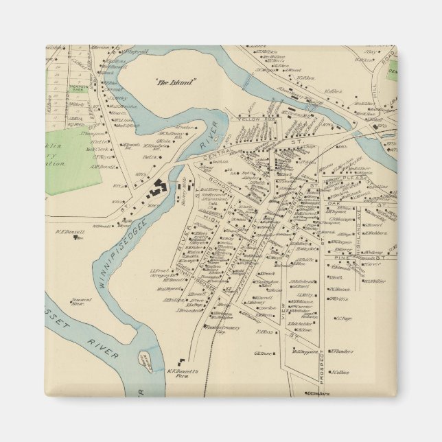 Franklin, Franklin Falls Magnet (Vorne)