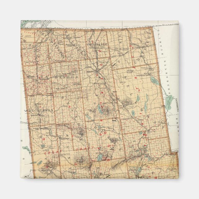 Franklin Landkreis Magnet (Vorne)