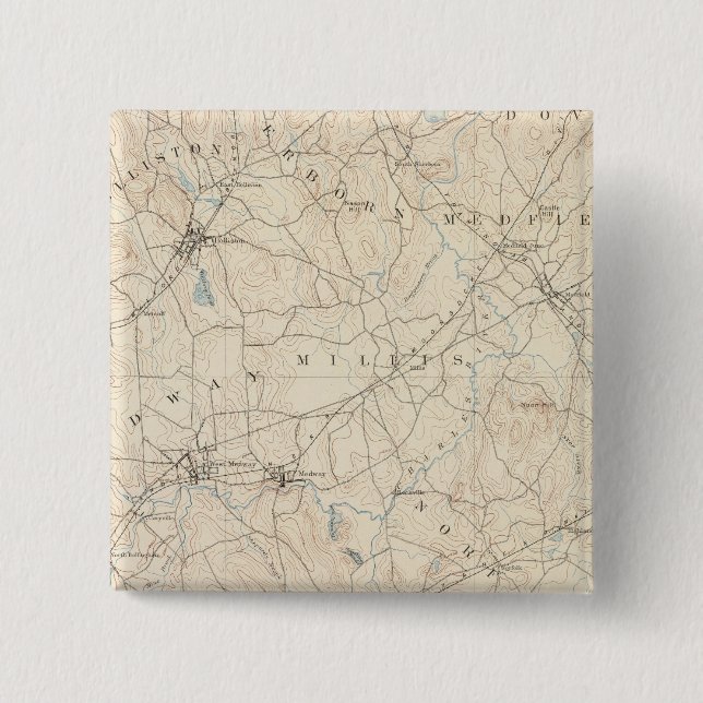 Franklin, Massachusetts Button (Vorderseite)