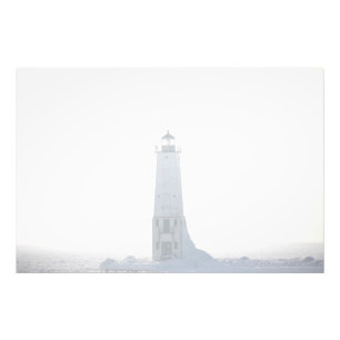 Franklin North Breakwater Lighthouse Fotodruck