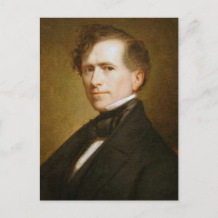 Franklin Pierce 14 Postkarte