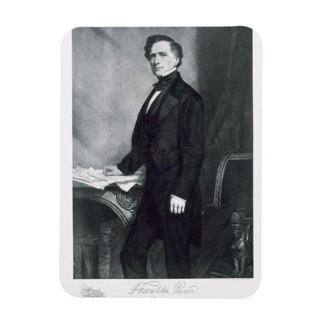 Franklin Pierce, 14. Präsident der USA Magnet (Vertikal)