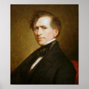 Franklin Pierce 14. Präsident Poster