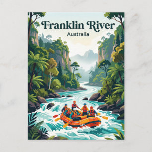 Franklin River Tasmanien, Australien Postkarte