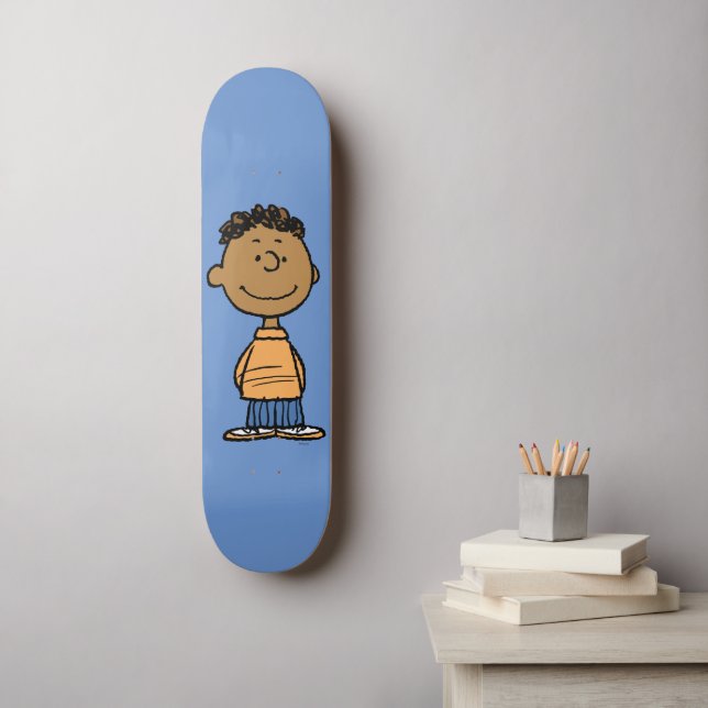 Franklin Smiling Skateboard (Wandkunst)