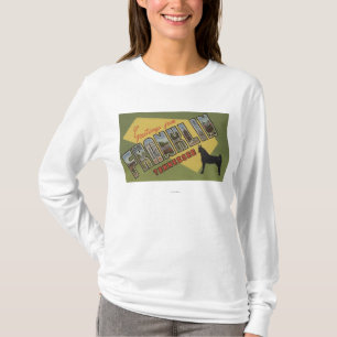 Franklin, Tennessee - große Buchstabe-Szenen T-Shirt
