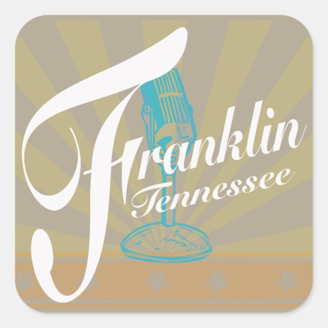 Franklin Tennessee Stickers (Vorderseite)