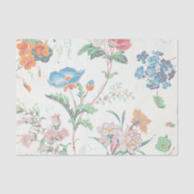 Frankreich 1830 Florale Antike Tapete