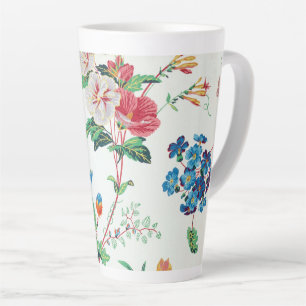 Frankreich 1830 Florale Antique Tapete Milchtasse