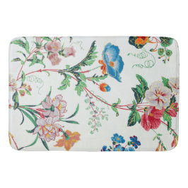 Frankreich 1830 Florales Antikes Tapetenpapier Badematte