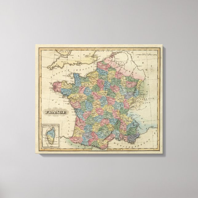 Frankreich 19 leinwanddruck (Vorderseite)