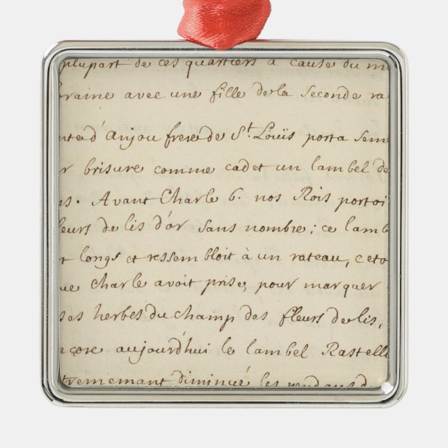 Frankreich 19 silbernes ornament (Vorne)