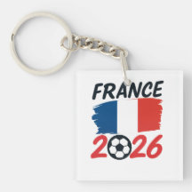 Frankreich 2026 Fußballfan-Design Flaggenfarben
