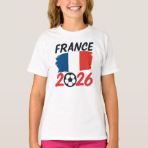 Frankreich 2026 Fußballfan-Design Flaggenfarben