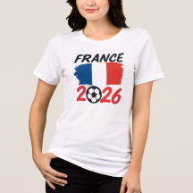 Frankreich 2026 Fußballfan-Design Flaggenfarben