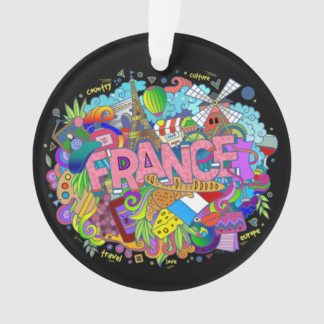 FRANKREICH 2 Ornament (Vorderseite)