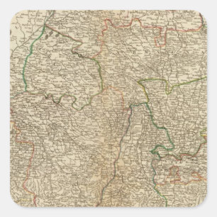 Frankreich 30 quadratischer aufkleber