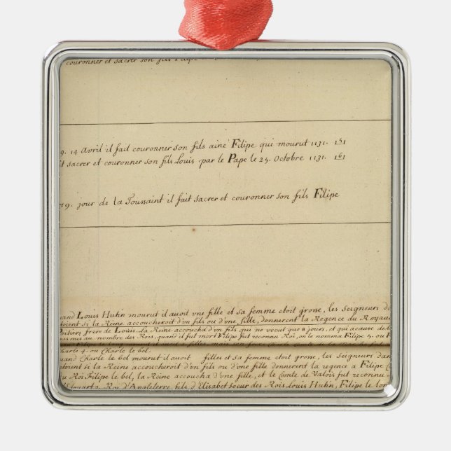 Frankreich 32 ornament aus metall (Vorne)