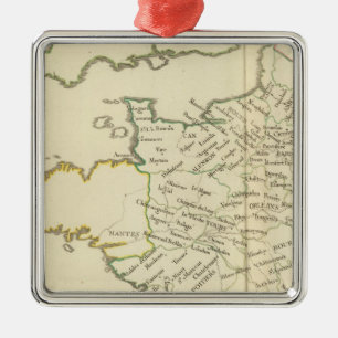 Frankreich 37 silbernes ornament