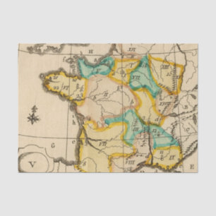 Frankreich 3 seidenpapier