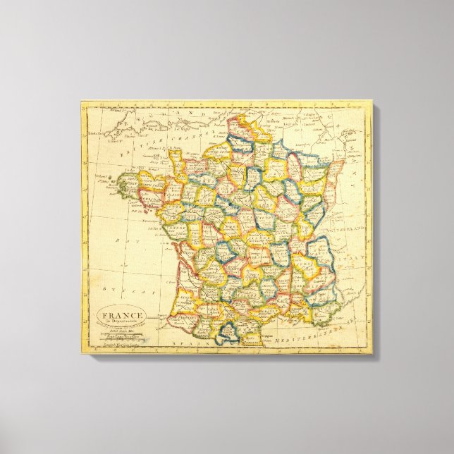 Frankreich 7 leinwanddruck (Vorderseite)